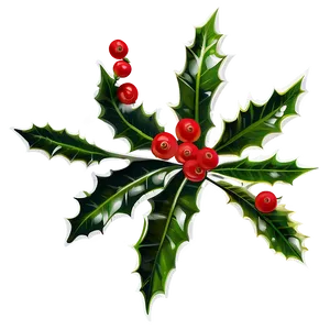 Holly Branch PNG 05252024