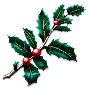 Holly Branch PNG Gsv73 PNG