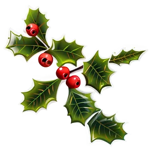 Holly Branch PNG Kpq