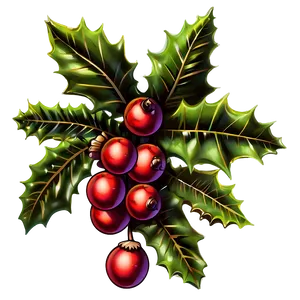Holly Bunch PNG Qgy