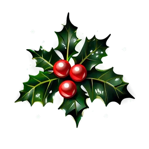 Holly Clipart PNG 05252024 PNG