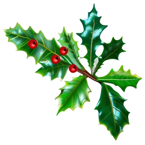 Holly Leaf PNG Rjv