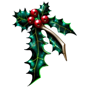 Holly Sprig PNG Bnk2 PNG