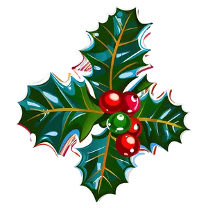 Holly Vector PNG 05252024