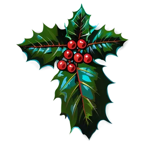 Holly Vector PNG Rwo57 PNG