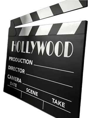 Hollywood Clapperboard3 D PNG image