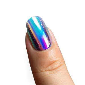 Holographic Acrylic Nails Inspiration Png Rgp54 PNG image