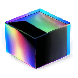 Holographic Cube PNG 49