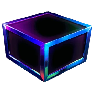Holographic Cube PNG 95 PNG