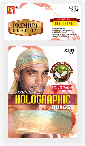 Holographic Durag Packaging