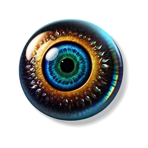 Holographic Evil Eye PNG 05232024