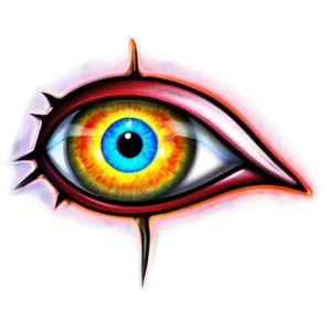 Holographic Evil Eye PNG 05232024
