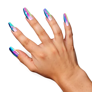 Holographic Fake Nails Png Mpw85 PNG image