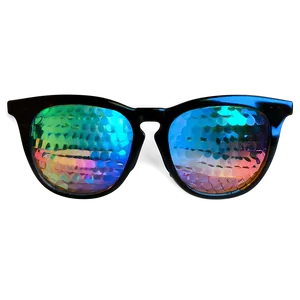 Holographic Glasses Png Jft PNG image