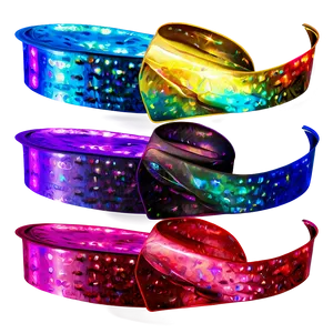 Holographic Ribbon Shine PNG Htd99 PNG