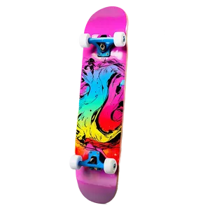 Holographic Skateboard Deck Sketch PNG Oca PNG