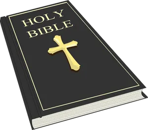 Holy Biblewith Cross PNG image