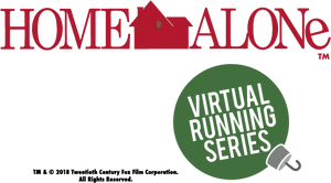 Home Alone Virtual Running Series Logo PNG image