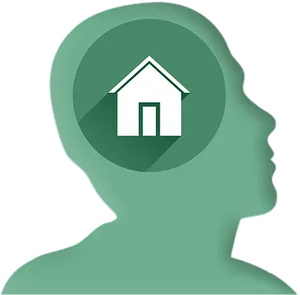 Home In Mind Concept Icon