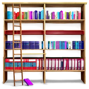 Home Library Shelf Books Png Lrm61 PNG image