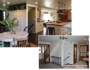 Home Renovation Before After Comparison PNG image