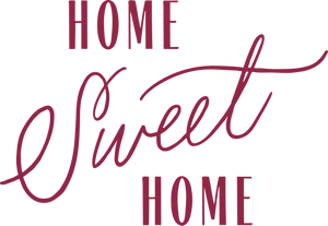 Home Sweet Home Calligraphy PNG image