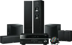 Home Theater System Components PNG image