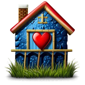 Home With Heart Icon Png 05252024 PNG image