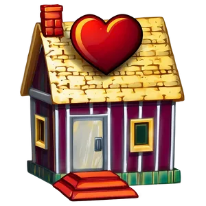 Home With Heart Icon Png Rau5 PNG image
