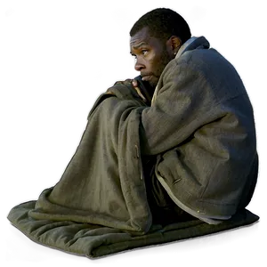 Homeless At Night PNG Krb13