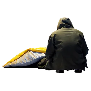 Homeless At Night PNG Pyp82