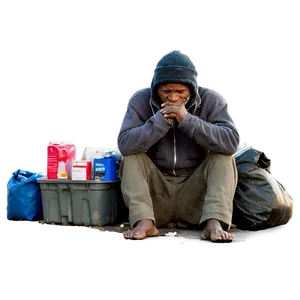 Homeless During Holidays PNG Hvb33 PNG