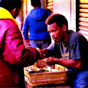 Homeless Feeding Program PNG Bkc70