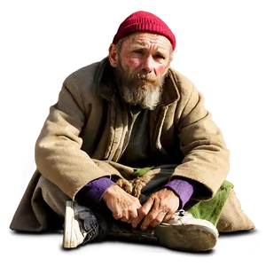 Homeless Man Begging Png 6 PNG image