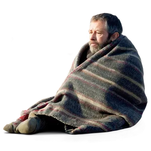 Homeless Man With Blanket Png 74 PNG image