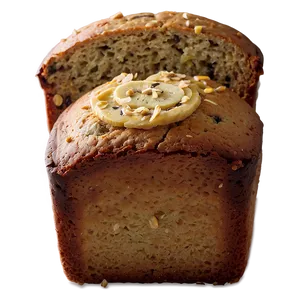 Homemade Banana Bread PNG Esx
