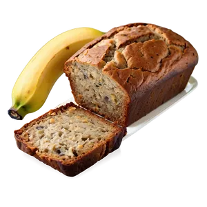 Homemade Banana Bread PNG Whx68
