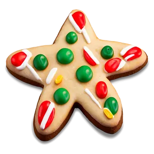 Homemade Christmas Cookie PNG 9