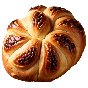 Homemade Concha Sweet Bread Png Huj96 PNG image