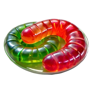 Homemade Gummy Worm Recipe Png Edl PNG image