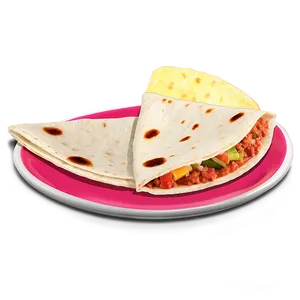 Homemade Mexican Quesadilla Png Hgq PNG image