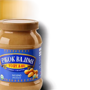 Homemade Peanut Butter Jar PNG Tsp PNG