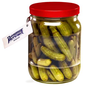 Homemade Pickle Jar PNG 05232024 PNG