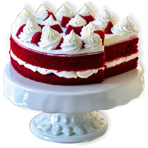 Homemade Red Velvet Cake Png 26 PNG image