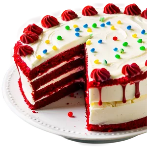 Homemade Red Velvet Cake Png Vlw66 PNG image