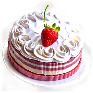 Homemade Strawberry Cake Png 06212024 PNG image