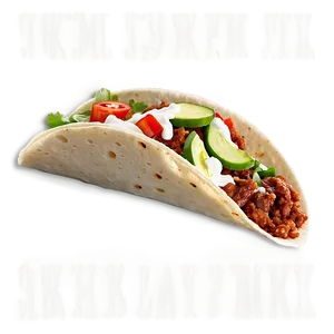 Homemade Taco Png 28 PNG image