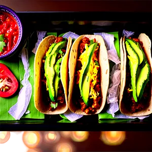 Homemade Tacos PNG Gbm