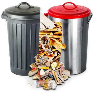 Homemade Trash Bin Composition Png 82 PNG image