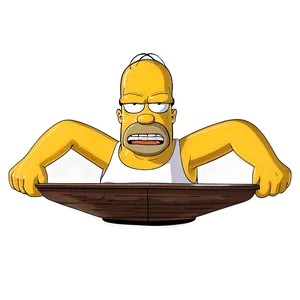 Homer Simpson Angry Expression Png 80 PNG image